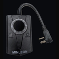 Minleon light-sensing dusk-to-dawn timer, black