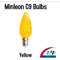 Minleon C9 V2 faceted LED bulb - Yellow